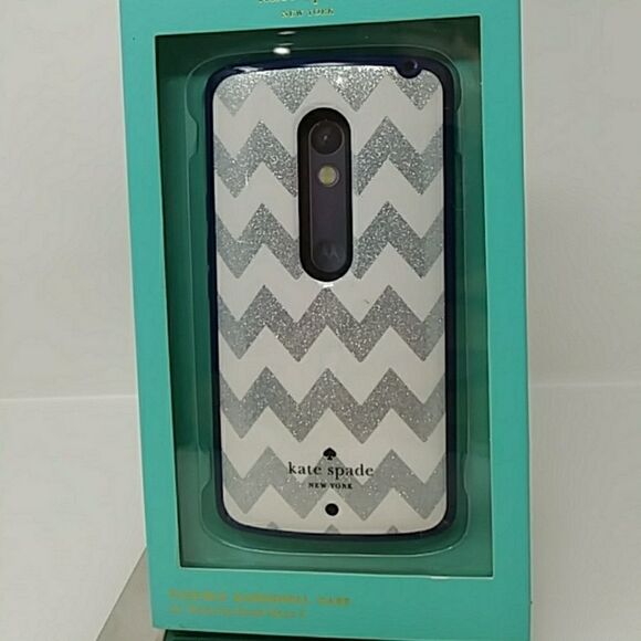 Kate Spade Flexible Hardshell Droid Maxx 2 Case J - Picture 1 of 6